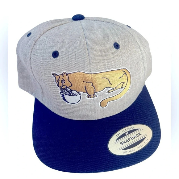 New nittany lions football SnapBack with lion holding football helmet we are - Picture 2 of 4